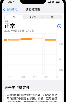 扎兰屯iPhone手机维修如何在iPhone开启'步行稳定性通知'