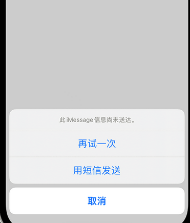 扎兰屯apple维修iPhone上无法正常发送iMessage信息