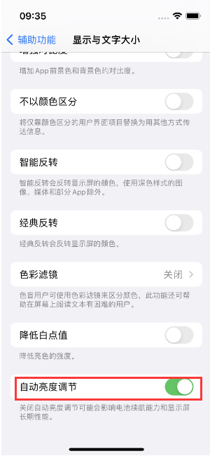 扎兰屯苹果15维修店分享iPhone 15 Pro系列屏幕亮度 